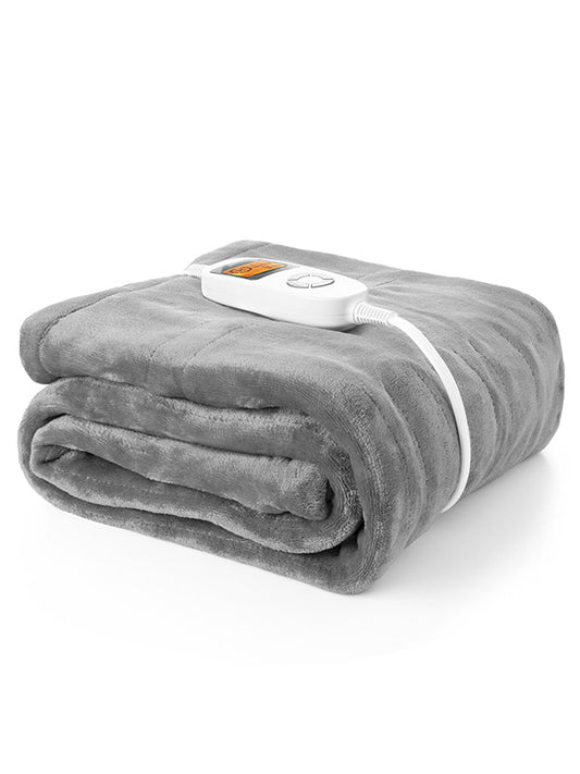 Electric Heated Blanket, Heated Throw Blanket 60" x 50" Soft Flannel Fast Heating Blanket with 10 Heating Levels 1-12 Hours Timer Auto-Off Protection Gifts for Women Men