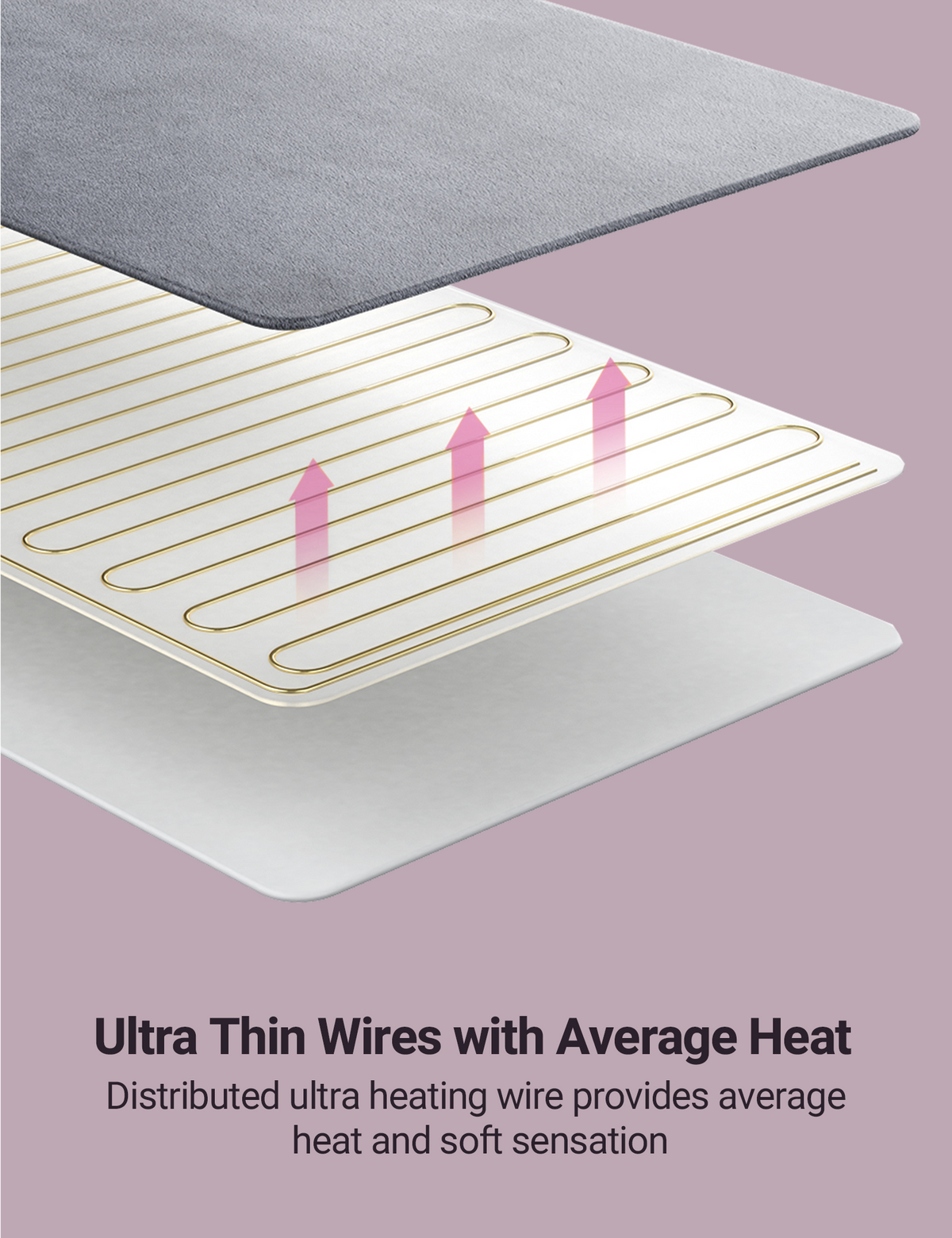 Heating Pad for Neck and Shoulders and Back, Large Heat Pad 25" x 32", Electric Heating Pad with 4 Heat Settings, 2-Hour Auto-Off, Machine Washable, Light Gray